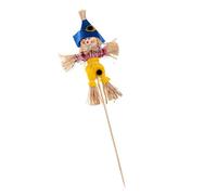 YIZITU Fall Harvest Scarecrows Decor Standing Scarecrows Decors For Autumn Thanksgiving Halloween Straw Man Decorations Outdoor Fall Harvest Scarecrow Decorations