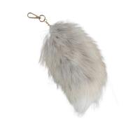 YIZITU Fashion Keychain Bag Pendant Keyring Handbag Embellishment For Adding A Touch Of Luxury To Everyday Items Colorful Tail Clip
