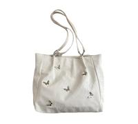 YIZITU Fashion Women Large Capacity PU Leather Solid Color Shoulder Bag Aesthetic Butterfly Pattern Casual Shopping Handbag Elegant Womens Shoulder Bag