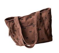 YIZITU Fashionable Corduroy Top Handle Bag Large Capacity Single Shoulder Bags Casual Handbag With Spacious Interior For Women Elegant Ladies Accessory