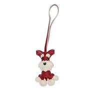 YIZITU Fashionable Sturdy Schnauzer Dog Keychain Charm Pendant for Personalize Elegant Styles and Fashion Statement Pieces