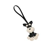 YIZITU Fashionable Sturdy Schnauzer Dog Keychain Charm Pendant for Personalize Elegant Styles and Fashion Statement Pieces