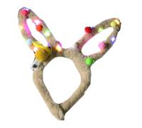 YIZITU Glowing Headband New YearEve Party Headbands Flashing Hairhoop Christmas Party Headdress Girls Props Hair Accessory For Celebration