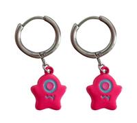 YIZITU Halloween Monsters Hoop Earrings for Women Teen Girls Street Pendant Dangle Earrings Aesthetic Jewelry Accessory Dangle Earrings for Women Trendy