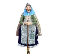 YIZITU Height Handmade Kitchen Witch Doll Enchanting Good Luck Charm Cooking Doll Unique Kitchen Home Decoration