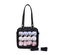 YIZITU Japanese Crossbody Bag For Women Cute Top Handle Handbag JK Shoulder Bag Student Uniform Lovely Small Backpack Womens Jk Crossbody Square Backpack Lady Handbag Student Small Shoulder