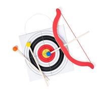 YIZITU Kids Bows And Arrows Set Wooden Archerys Toy For Boys Girls Bows And Arrows For Kids 3Arrows Targets Indoor Outdoor Play Outdoor Indoor Shootings Game Toy