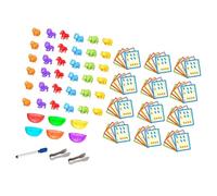 YIZITU Kids Educational Toy Dinosaur Shape Multifunctional Hand Game Supplies Interactive Color & Number Recognition Early Educational Toy