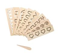 YIZITU Learning Educational Toy For Preschool Fine Motor Skill Development Letter Practice Tool Wooden Alphabets Tracing Board Educational Toy