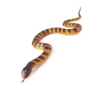 YIZITU Life Like Rubber Snake Realistic Figurine Toy For Garden Use Deter Birds And Squirrels April Fools Day Prank Toy Garden Decoy