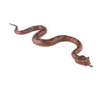 YIZITU Life Like Rubber Snake Realistic Figurine Toy For Garden Use Deter Birds And Squirrels April Fools Day Prank Toy Garden Decoy
