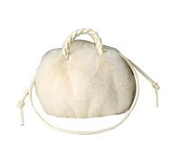 YIZITU Multi Functional Solid Color Handbag Shoulder Bag For Daily Use Trendy And Furry Crossbody Bags Shoulder Bag For Women School