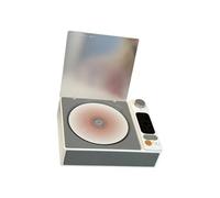 YIZITU MultiFormat Compatible Player Vintage Design Lightweight Builts-in Speakers For Music Lovers On Travel 4000mAh Battery Vintage Cds Player With ABS