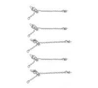 YIZITU Multipurpose Sturdy Brass Lobster Clasp Extending Adjustable Length Chain Accessory for Fishing and Camping Gears