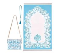 YIZITU Muslims Prayer Rug With Tasbih And Portable Bag Muslims Women Men Islamics Pray Mat For Ramadans Prayer Carpet Mat
