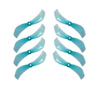YIZITU Pack Of 8 40mm 2 Propellers For Remote Control 1mm/1.5mm Center Hole For Outdoor Flying Blue/Gray/Yellow/Purple Propellers
