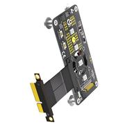 YIZITU PCIExpress PCIE3.0 4 To NGFFs Key M Slot NVME HDDs Converters Adapter Card With Fast Speed Extension Cable