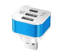 YIZITU Portable Car USB Charging Extender 3 Port Extended Splitter Multipurpose Connector Replacement For Phones Tablets Splitter Charging