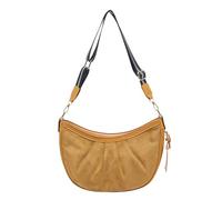 YIZITU Portable Half Moon Crossbody Bag For Women Retro PU Leather Shoulder Purse With Adjustable Strap Fall Fashion Purses Casual Outfit Bag