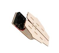 YIZITU Portable Stuurdy Wood Materials Paper Airplanes Launchers Accessoru For Engaging Education Toy Office Or School