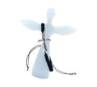 YIZITU Prayer Crosses Handheld Design Comfortable To Fit Your Hand Faithfuls Gift Resin Angel Holy Land Prayer Crosses For Hand