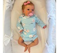 YIZITU Reborns Baby Dolls With Realistic Veins 19 Inch Newborns Lively Vinyls Reborns For Kids Vinyls Realistic Newborns Dolls