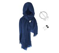 YIZITU Renaissances Half Shoulder Cape Pins Scarf Accessories Halloween Party Cosplay Costumes Medievals Knights Costume Kits