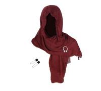 YIZITU Renaissances Half Shoulder Cape Pins Scarf Accessories Halloween Party Cosplay Costumes Medievals Knights Costume Kits