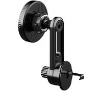 YIZITU Secure Phone Car Mount With Powerful Magnets Easy Clips For Air Vent Adjustable Viewing 360Degree Rotation