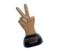 YIZITU Solar Power Dancing Finger Toy Fun Car Dashboard Ornament Creative Solar Finger Bobblehe For Homes Or Office Decoration Novelty Car Bobblehead