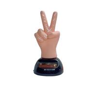 YIZITU Solar Power Dancing Finger Toy Fun Car Dashboard Ornament Creative Solar Finger Bobblehe For Homes Or Office Decoration Novelty Car Bobblehead