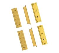 YIZITU Stainless Steel Flush Mount Handle Concealed Cabinet Pull Drawer Knobs Furniture Wardrobe Hardware Stainless Steel Drawer Handle