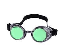 YIZITU Steampunk Victorians Goggles Glasses Vintaeg Eyewear For Raves Parties Cosplays And Festivals Novel Funny Eyewear Cybers Goths Cosplays
