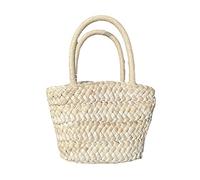 YIZITU Straw Bags For Women Girls Bucket Bag Tote With Handles Travel Beach Bag Purses And Handbags Straw Bags For Women Beach Small