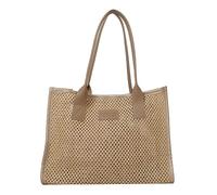 YIZITU Straw Woven Tote Bag Girl Women Casual Handbag Shopping Shoulder Bag Large Capacity Travel Journey Bag Leisure Beach Bag Straw Woven Bag