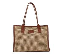 YIZITU Straw Woven Tote Bag Girl Women Casual Handbag Shopping Shoulder Bag Large Capacity Travel Journey Bag Leisure Beach Bag Straw Woven Bag