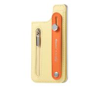 YIZITU Strong Phone Back Card Organizers With Slot & Reinforced Stitching Hands Without Phone Mount Card Carriers For Mobile Stick On Wallet With Detachable Wristlet