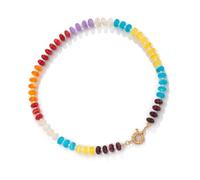 YIZITU Sturdy Acrylic Beads Necklace Colorfast Designs Comfortable Wear For Fashionable Outfit Combinations Long Time Use Acrylic Bead Designs