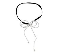 YIZITU Stylish Bowknot Anklet Adjustable Length Leg Trendy Elastic Bowknot Foot Chain Versatile Ankle Jewelry Stylish Bowknot Leg Chain