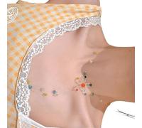 YIZITU Stylish Floral Beaded Jewelry Necklace With Vibrant Color For Beach Photography And Casual Wear Positive Energy Beaded Necklace Design