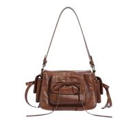 YIZITU Stylish Shoulder Bag For Woman PU Leather Handbag Purse Satchel Bag Lovely Bows Crossbody Fashion Underarm Women Stylish Crossbody Lovely Bows Underarm Fashion Shoulder