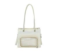 YIZITU Sweet Cool Itabag Shoulder Bag Transparent Pocket Messengers Bag Women's Itabag Crossbody Handbag Satchel For Womens Fashion Hanbag Satchel Purse