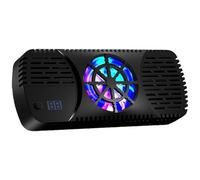 YIZITU Tablet Coolers Powerful Radiator Phone Cooling Fan With LED Light Temperature Display Tablet Semiconductor