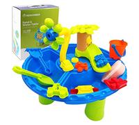YIZITU Todder Beach For Kids1-3 Seaside Stacked Cups Baby Birthday Gifts For Creative Baby Water Colorful Toddler Activity Table Set