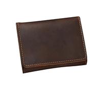 YIZITU Unique And Portable PU Leather Card Wallet Compact Card Wallets Short Purse Storage Case For Networking And Conferences Social Event Organizer