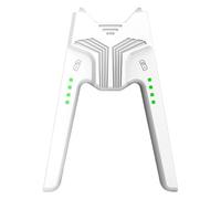 YIZITU V Shaped Charging Grip Handle High Speed Charging While Playing With LED Light White/Black
