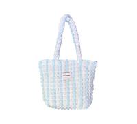 YIZITU Women Spring Casual Bag Shoulder Bag Candy Color Shopping Bags Lady Pleated Cloud Handbag Girlfriend Gift Tote With Zipper For School