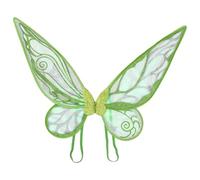 YiZYiF Adjustable Elastic Strap Glittery Butterfly Wings for Adults Kids Halloween Cosplay Party Costume Accessory Green One Size
