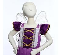 YiZYiF Adults Kids Shiny Butterfly Angel Wings Transparent Flower Embroidered Fairy Wings for Halloween Type A-1 One Size