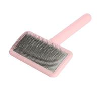 YiZYiF Dog Brush Grooming with Self Cleaning Cat Slicker Brushes Pet Shedding Comb for Dogs and Cats Massage Clean Pink A One Size